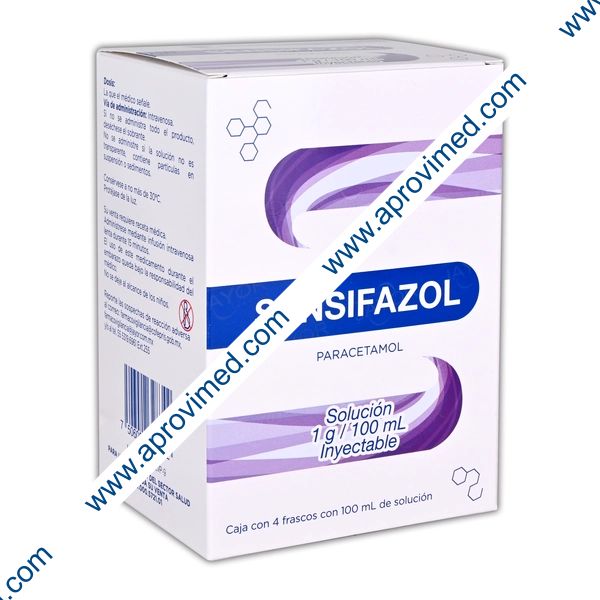 SENSIFAZOL Sol. Iny. c/4 FCOS. 100 ML. 1 G/100 ML.