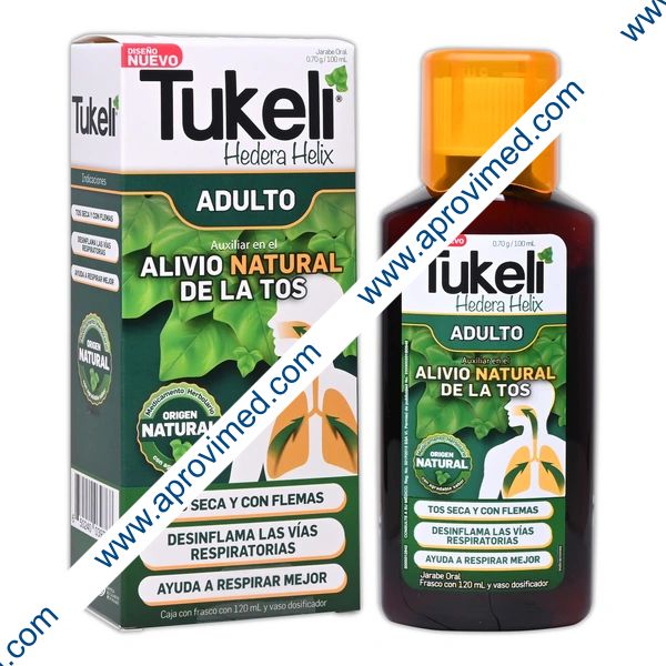 TUKELI JARABE ADULTO Fco. 120 ML. 0.70 G/100 ML.