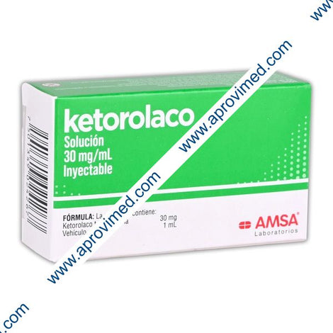 KETOROLACO (Amsa) Sol. Iny. c/3 AMPTAS. 30 MG/1 ML.