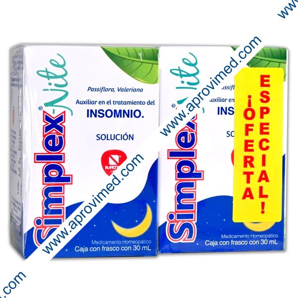 SIMPLEX-NITE SOL. GOTAS. Fco. 30 ML. 1D-1D/100 ML. (2 Pack).