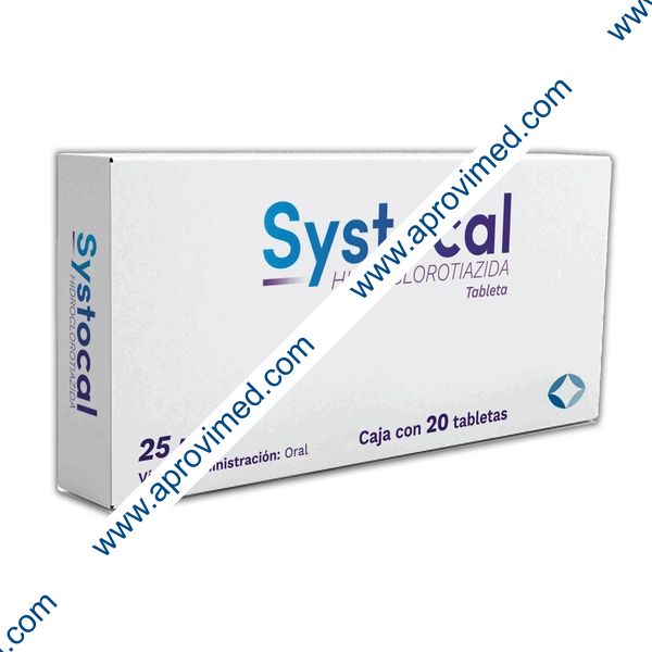 SYSTOCAL c/20 TABS. 25 MG.