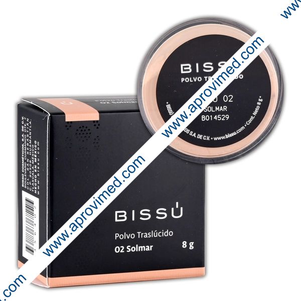 BISSÚ POLVO TRASLÚCIDO Tono 02-Solmar c/1 Pza. 8 G.