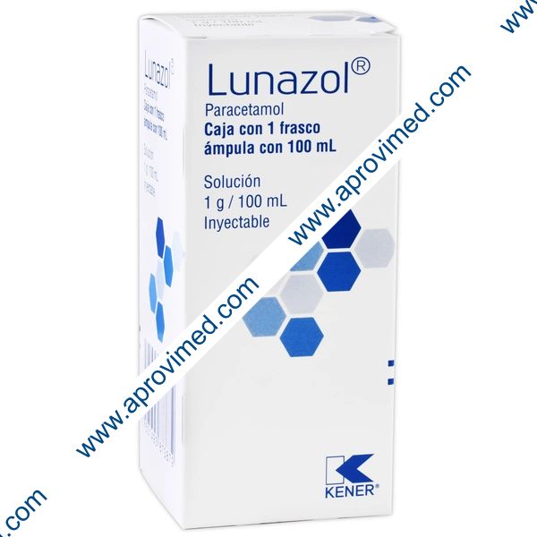 LUNAZOL Sol. Iny. c/1 FCO. AMP. 1 G/100 ML.