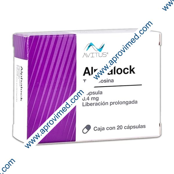 ALPHALOCK c/20 CAPS. L.P. 0.4 MG.