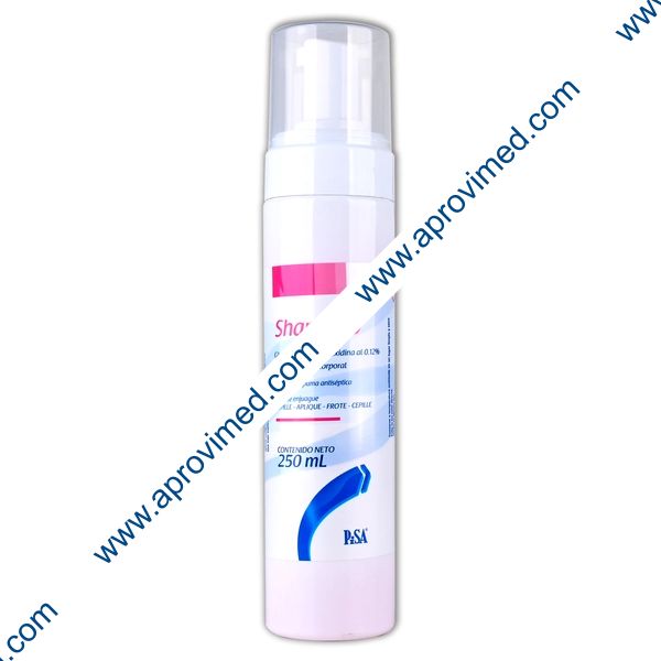 SHAMPOO ESPUMA ANTISÉPTICA (Pisa) Fco. c/250 ML.