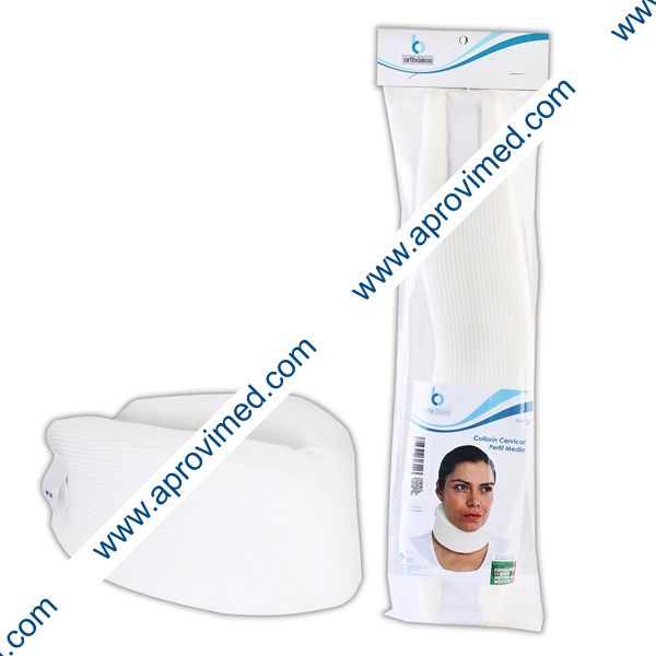 COLLARÍN CERVICAL BLANDO PERF.MED. Blanco (Ortobásicos) CH. c/1 Pza.