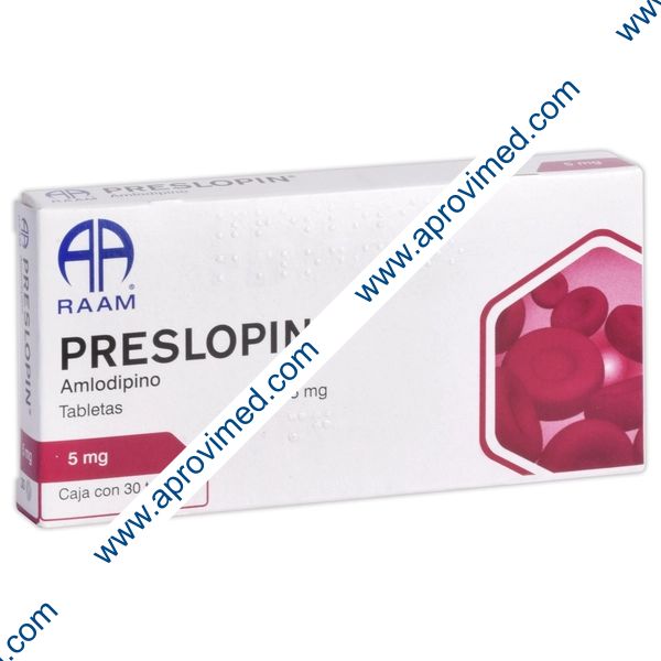 PRESLOPIN c/30 TABS. 5 MG.