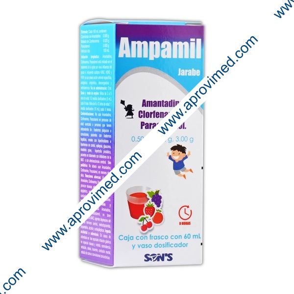 AMPAMIL JARABE Fco. 60 ML. 0.5-0.02-3.00 G/100 ML.