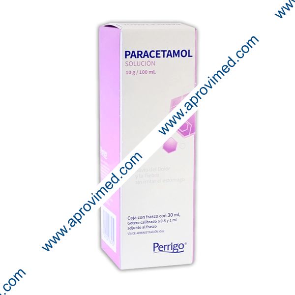 PARACETAMOL (Perrigo) SOL. Fco. Gotero 30 ML. 10 G/100 ML.