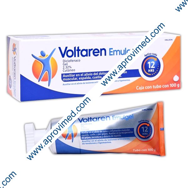 VOLTAREN EMULGEL 12H GEL 2.32% Tubo c/100 G.