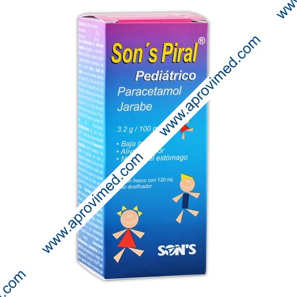 SON´S PIRAL JARABE Infantil Fco. 120 ML. 3.2 G/100 ML.