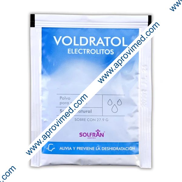 VOLDRATOL POLVO p/SOLUCIÓN Sabor NATURAL c/1 SOBRE 27.9 G.