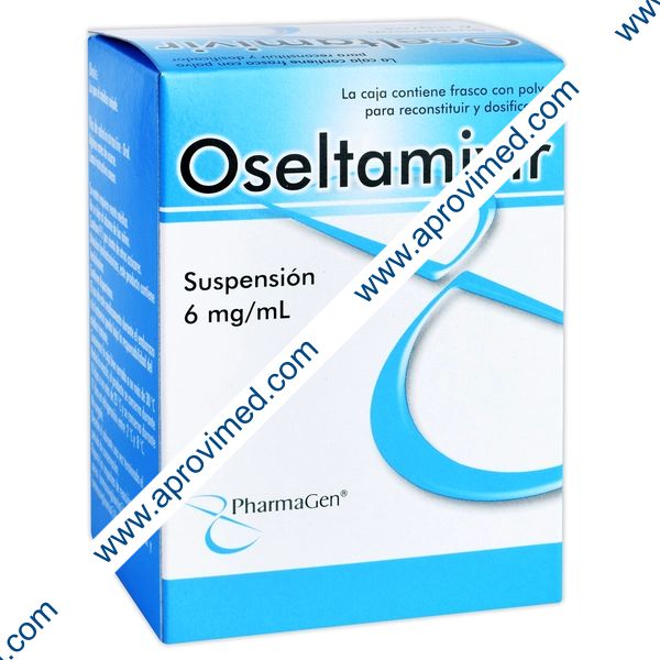 OSELTAMIVIR (PharmaGen) SUSP. Fco. 60 ML. 6 MG/1 ML.