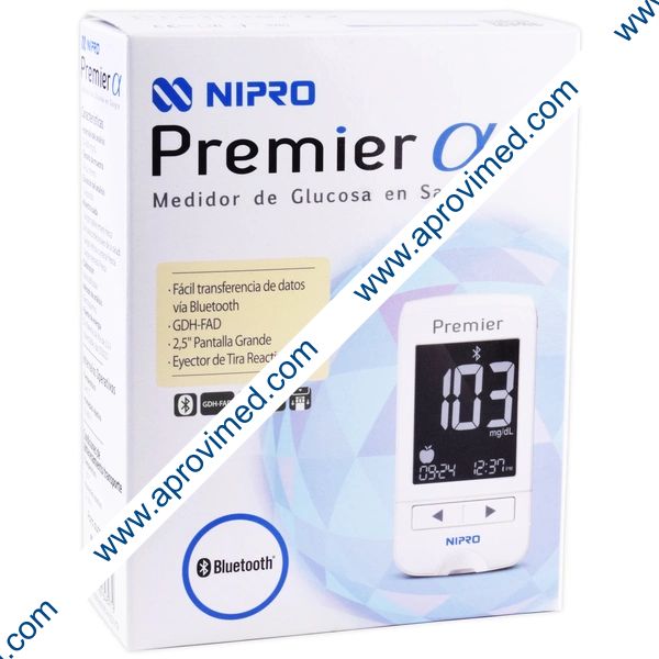 NIPRO PREMIER ALPHA (Set de Glucómetro) c/1 Equipo.