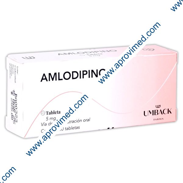 AMLODIPINO (Umback) c/30 TABS. 5 MG.