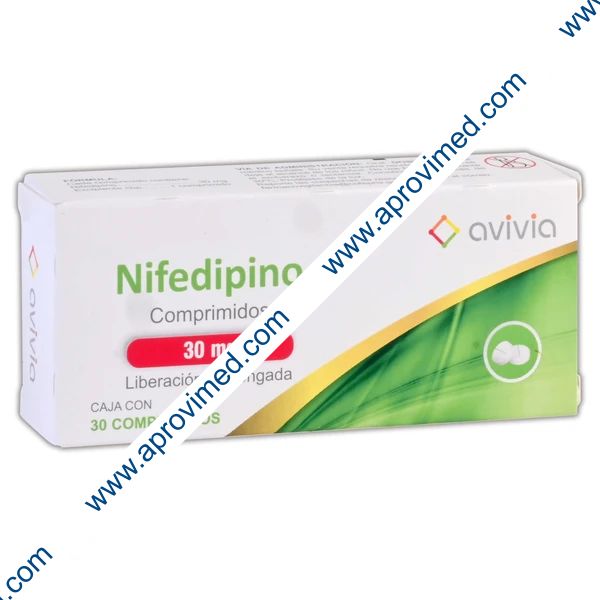 NIFEDIPINO (Avivia) c/30 COMPS. L.P. 30 MG.