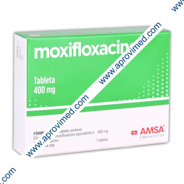 MOXIFLOXACINO (Amsa) c/7 TABS. 400 MG.