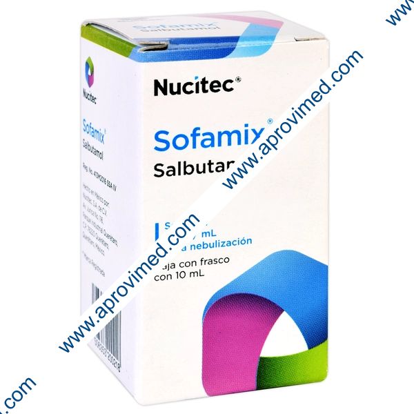 SOFAMIX SOL. p/Nebulización Fco. 10 ML. 5 MG/1 ML.