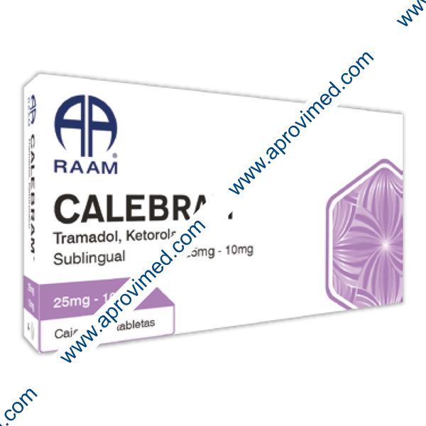 CALEBRAM c/ 4 TABS. Sublingual 25-10 MG.