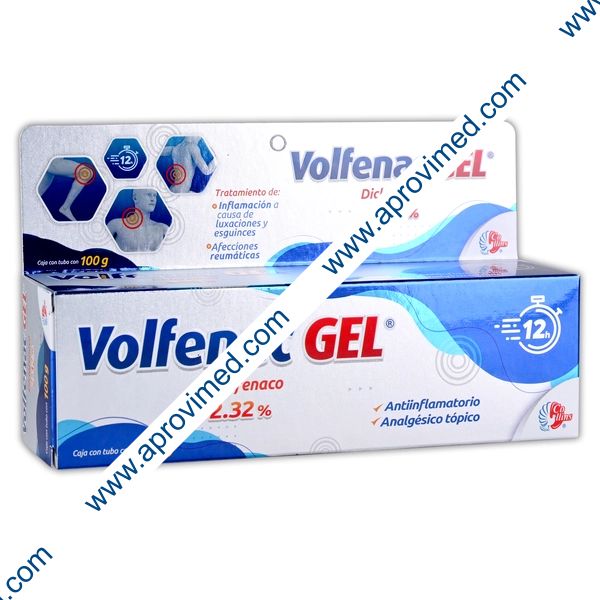 VOLFENAC GEL 2.32% 12h Tubo c/100 G.
