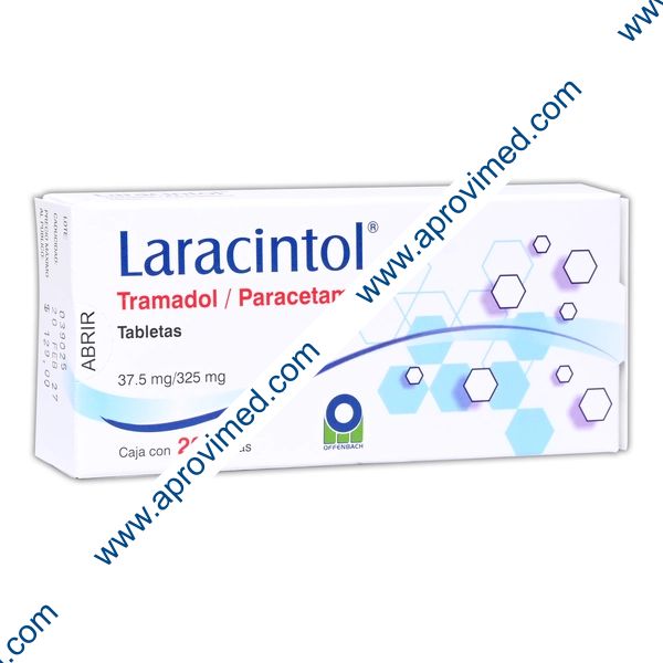 LARACINTOL c/20 TABS. 37.5/325 MG.
