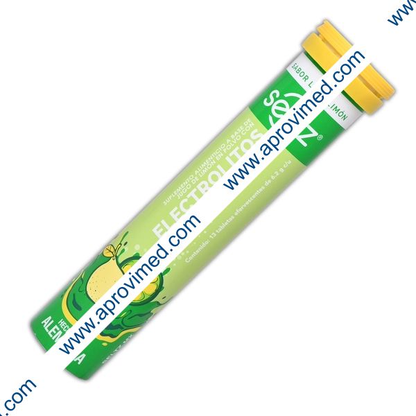 ELECTROLITOS c/JLP. (Seltz) c/13 TABS. EFERVS. Sab. Lima-Limón 6.2 G. p/500 ML.