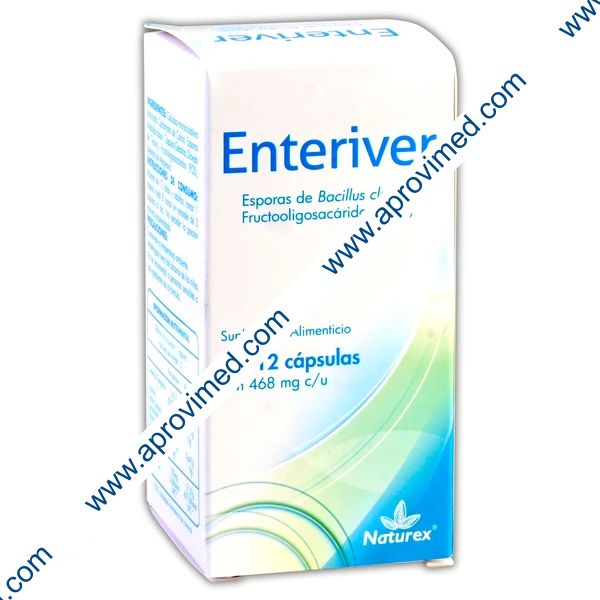 ENTERIVER c/12 CAPS. 468 MG.