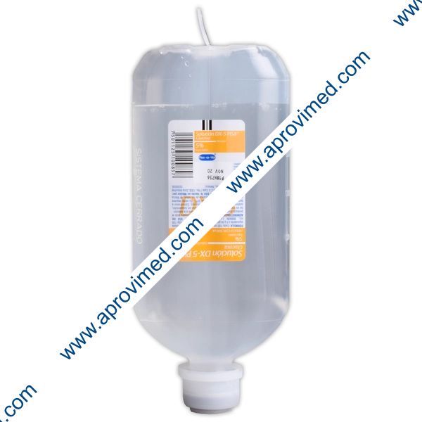 SOLUCION DX- 5 (Pisa) Sol. Iny. 5% Frasco  500 ML.