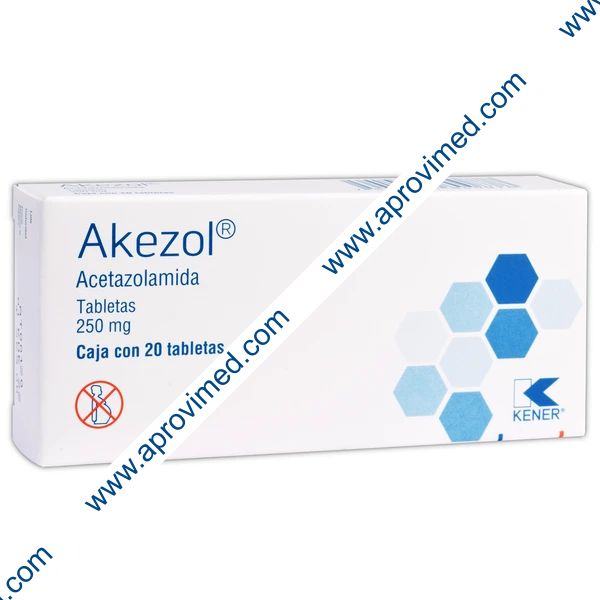AKEZOL c/20 TABS. 250 MG.
