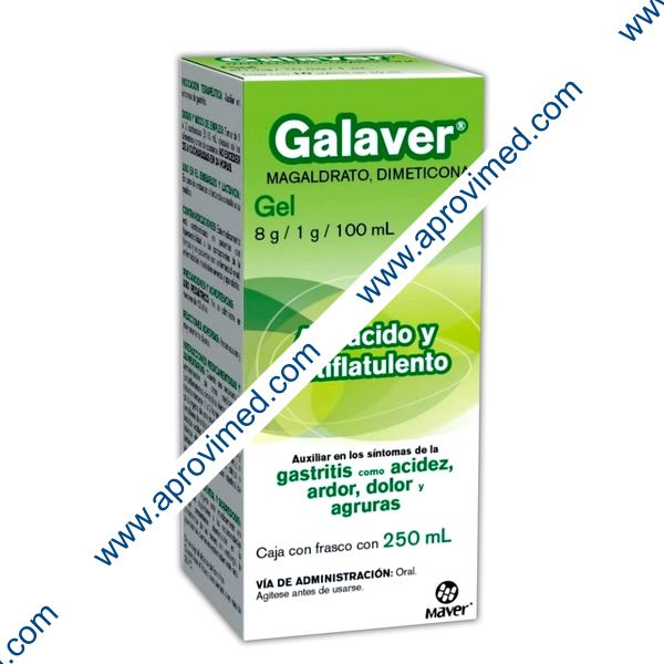 GALAVER GEL Fco. 250 ML. 8-1 G/100 ML.