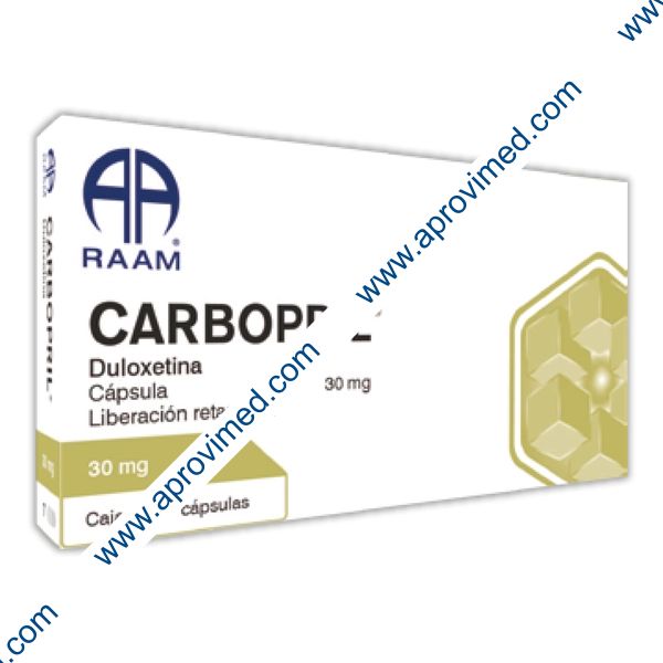 CARBOPRIL c/ 7 CAPS. L.R. 30 MG.