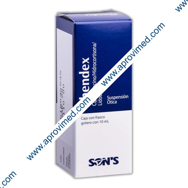 PHENDEX SUSP. Ótica Fco. Gotero 10 ML. 2-10-50 MG/1 ML.
