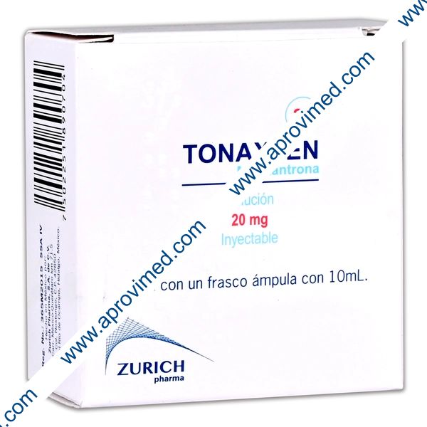 TONAXTEN Sol. Iny. c/1 FCO. AMP. 20 MG/10 ML.
