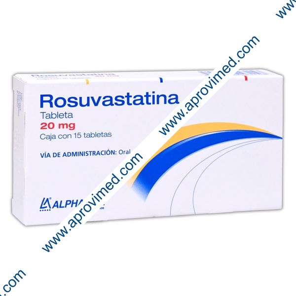 ROSUVASTATINA (Alpharma) c/15 TABS. 20 MG.