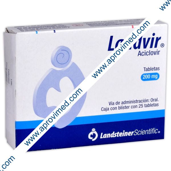LANDVIR c/25 TABS. 200 MG.