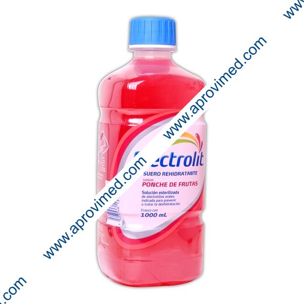 ELECTROLIT Electrolitos Orales SOL. SAB. PONCHE DE FRUTAS 1000 ML.