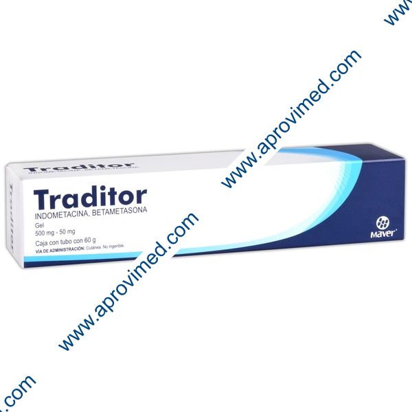 TRADITOR GEL Tubo c/60 G. 500-50 MG/100 G.