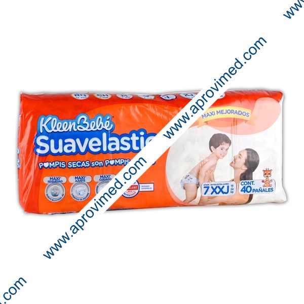 KLEENBEBÉ SUAVELASTIC EX-EX-JUMBO (Etapa 7 / +17 Kg.) c/40 Pzs.