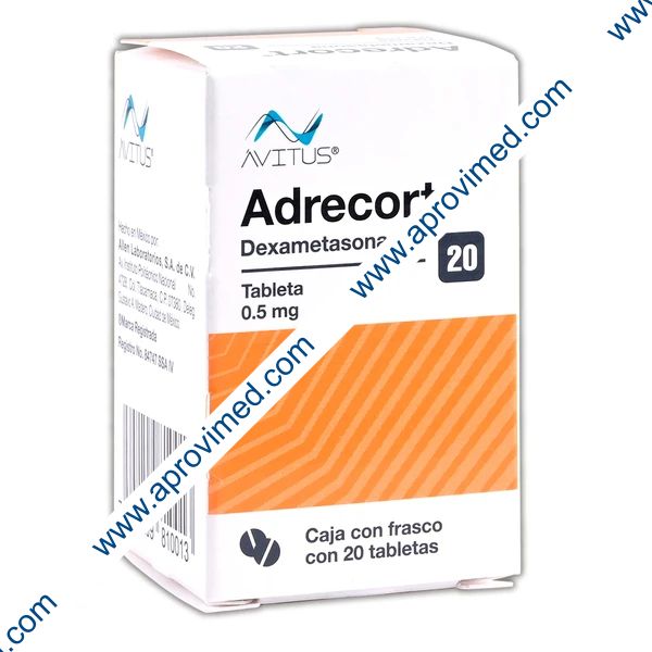 ADRECORT Cja/Fco. c/20 TABS. 0.5 MG.
