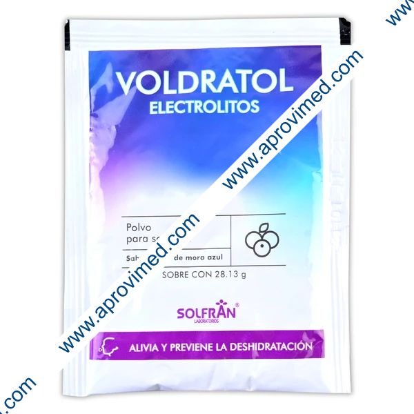 VOLDRATOL POLVO p/SOLUCIÓN Sabor CHICLE MORA AZUL c/1 SOBRE 28.13 G.