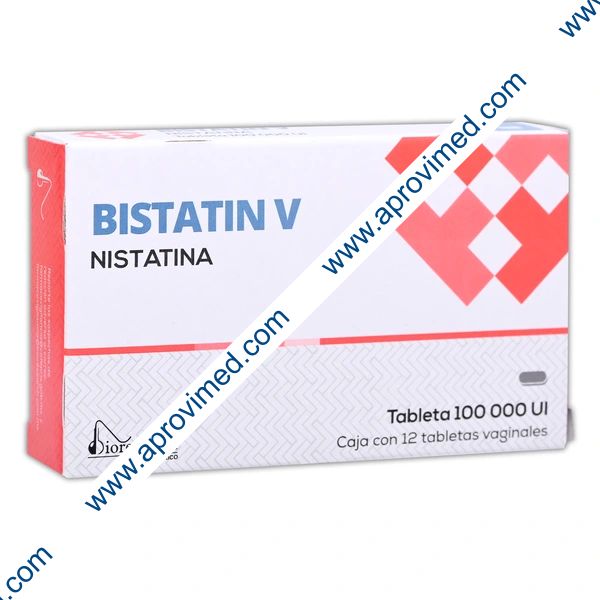 BISTATIN-V c/12 TABS. Vaginales 100,000 UI.