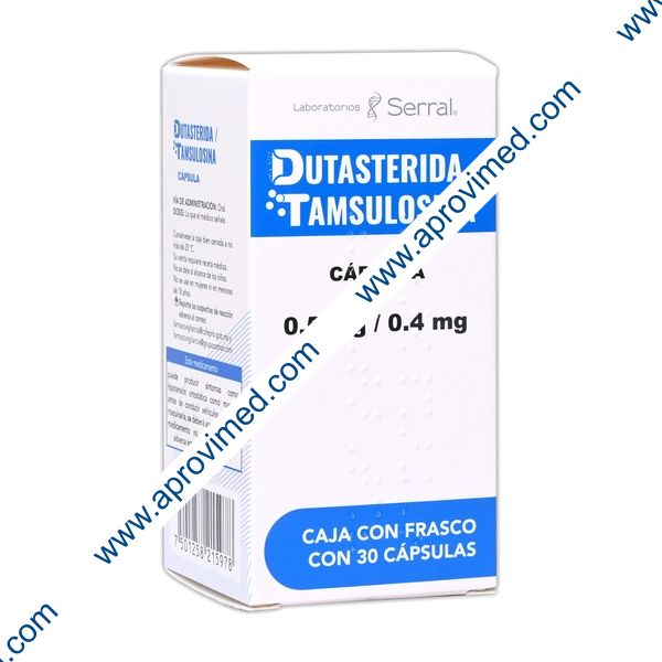 DUTASTERIDA/TAMSULOSINA (Serral) c/30 CAPS. 0.5 MG/0.4 MG.