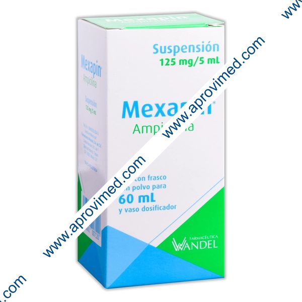 MEXAPIN SUSP. Fco. 60 ML. 125 MG/5 ML.