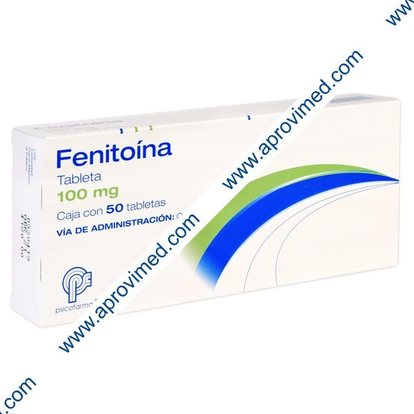 FENITOÍNA (Psicofarma) c/50 TABS. 100 MG.