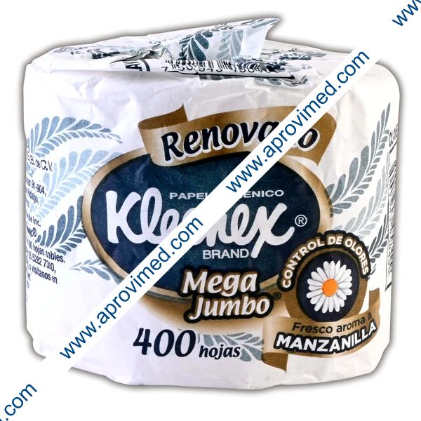 KLEENEX MEGA JUMBO Rollo c/400 Hojas Paq. c/1 Pza.