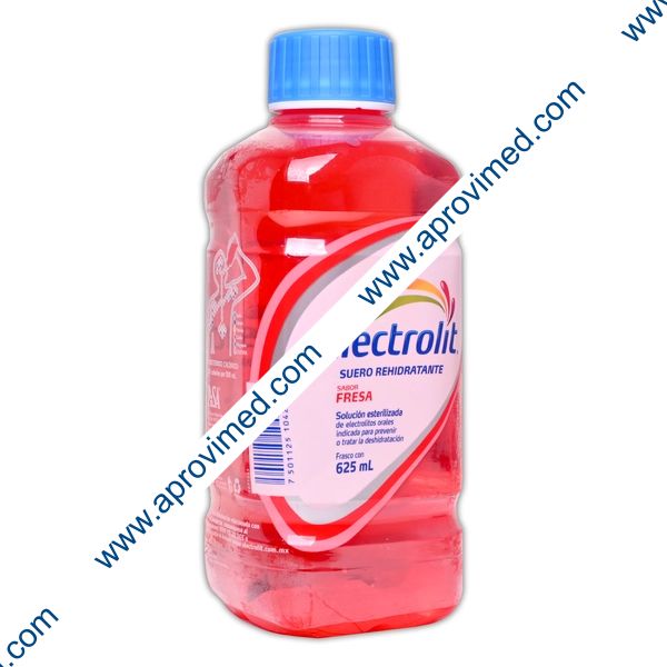 ELECTROLIT Electrolitos Orales SOL. SAB. FRESA  625 ML.