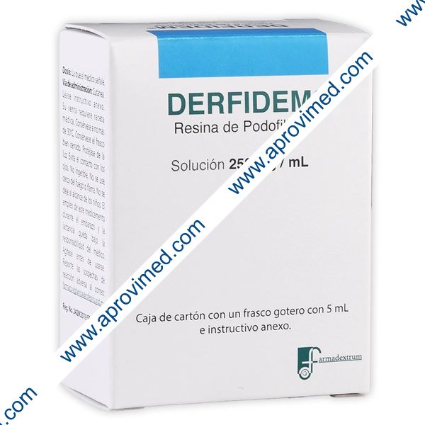 DERFIDEM SOLUCIÓN Fco. Gotero 5 ML. 250 MG/1 ML.
