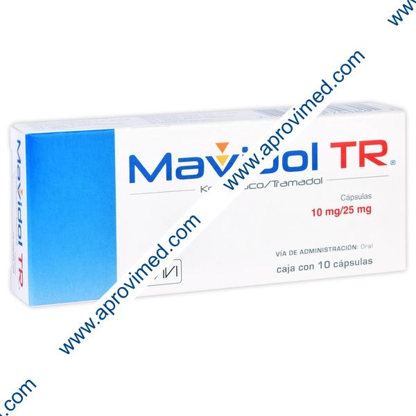 MAVIDOL TR c/10 CAPS. 10/25 MG.