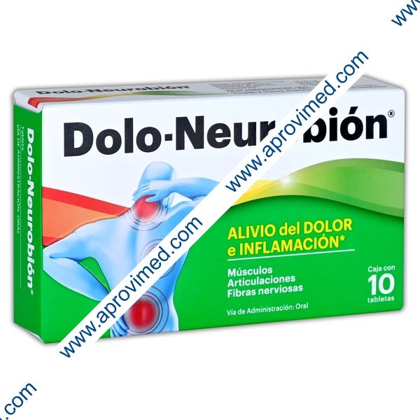 DOLO-NEUROBIÓN "Músculos" c/10 TABS. 50/50/50/0.25 MG.