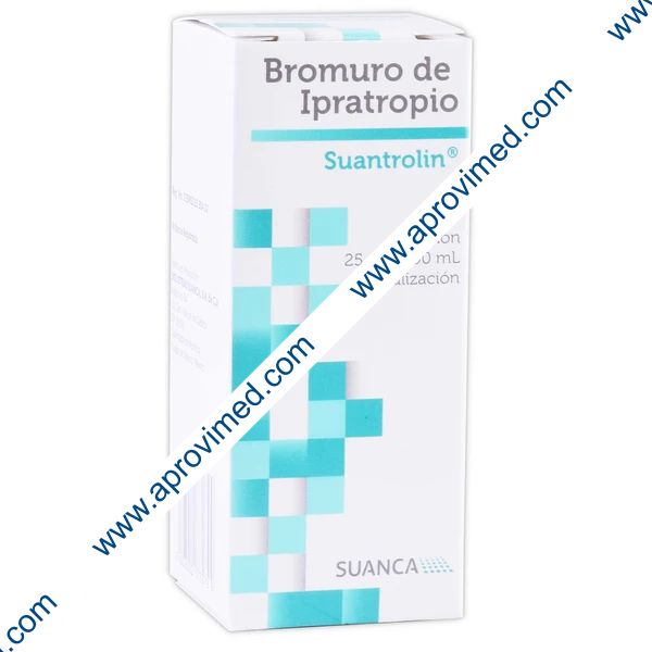 SUANTROLIN SOL. p/Nebulización Fco. 20 ML. 25 MG/100 ML.